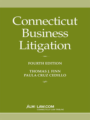 cover image of Connecticut Business Litigation